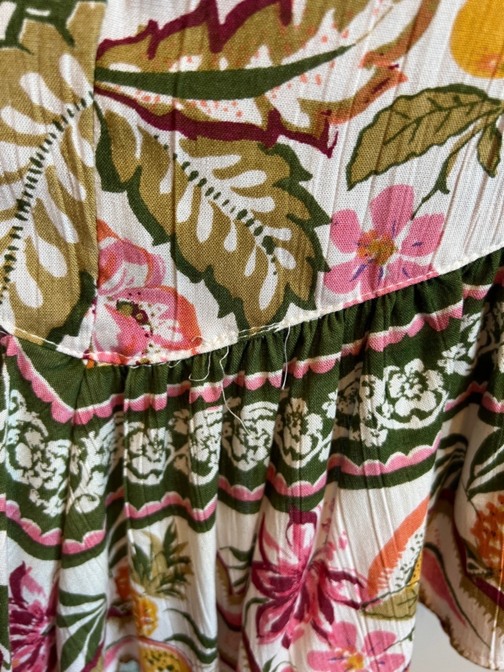 ANGIE NWT Maxi Floral Smocked Dress Size Small See Note! - Picture 12 of 12